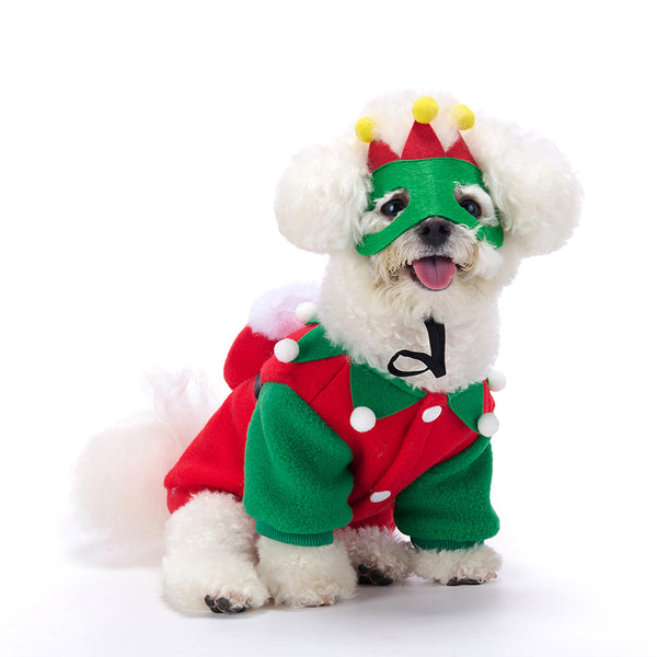 New Christmas Pet Costumes, Funny Dog Christmas Outwear for Cats & Dogs, Holiday Party Outfits