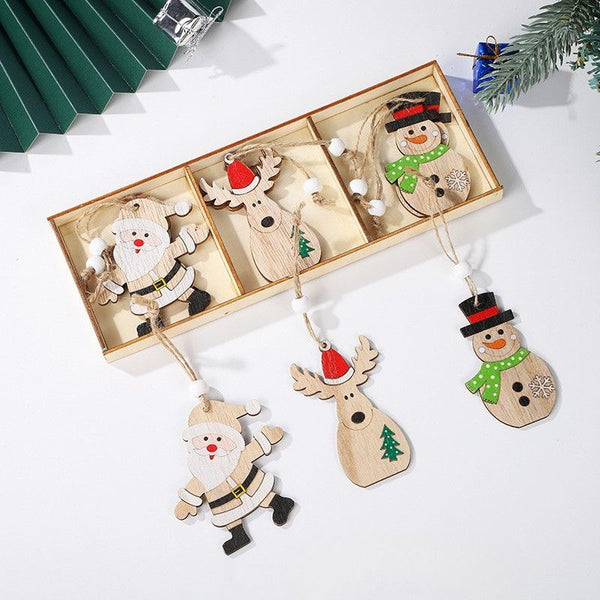 Cartoon Christmas Ornaments for Kids - Christmas Tree Hanging Decor Set
