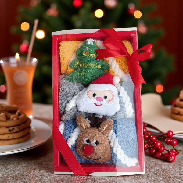 Christmas Tree Hand Towel - Festive Snowman Design Practical Gift, Best Gifts for Pet lovers