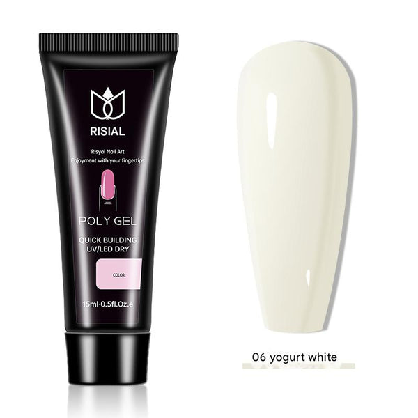 Crystal extension glue nail polish wholesale Poly Gel nail quick extension 15ml phototherapy free paper tray jelly glue
