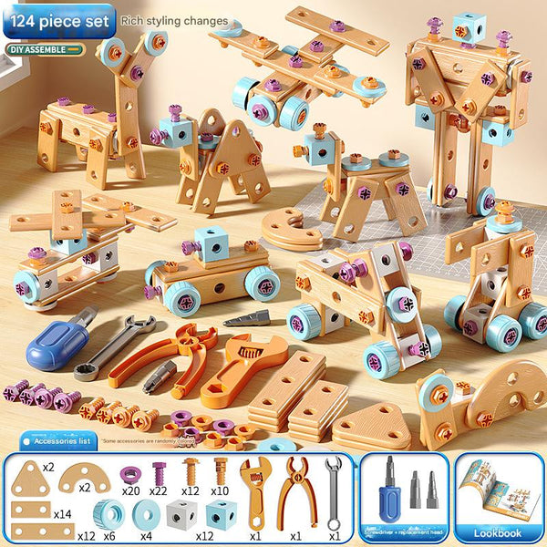 Black Friday Sale  Kids Tool Set Toy with Electric Drill, Montessori Screwdriver Board for Toddlers to Learn & Play